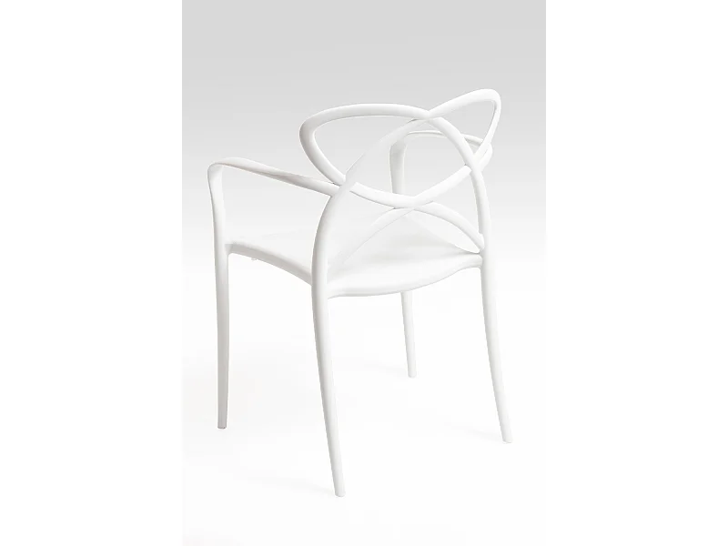 Sillas Comedor - Silla Vella con Reposabrazos - Blanco