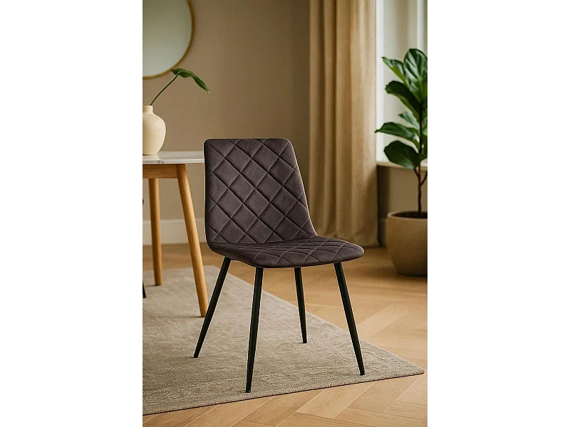 Sillas Comedor - Silla Drat - Gris oscuro