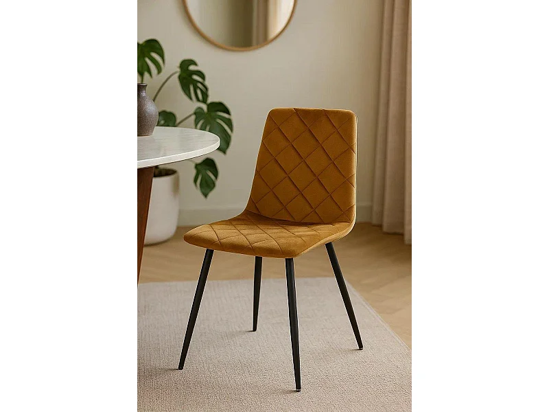 Sillas Comedor - Silla Drat - Marrón Claro