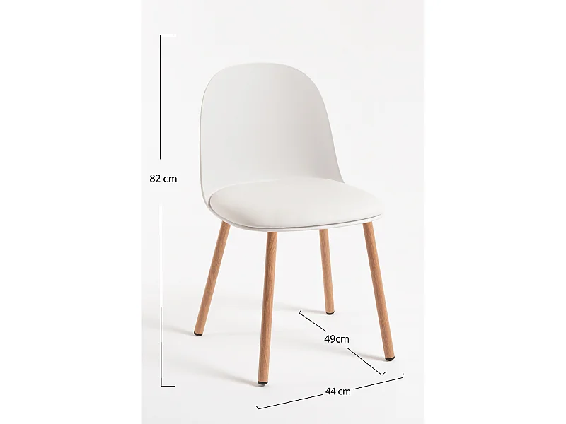 Sillas Comedor - Silla Ladny - Blanco
