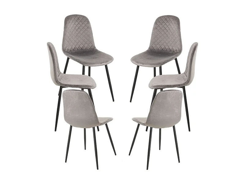 Packs Sillas Comedor - Pack 6 Sillas Boide - Gris