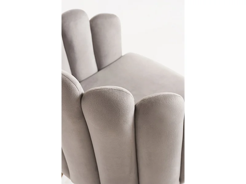 Packs Sillas Comedor - Pack 6 Sillones Main Terciopelo - Gris claro