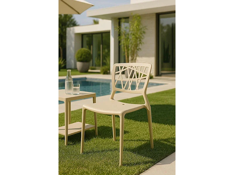 Sillas Comedor - Silla Delta - Beige