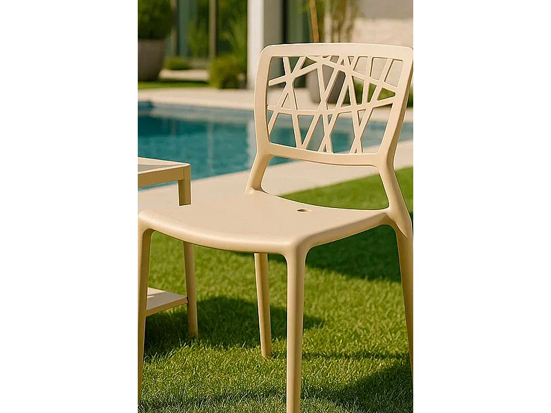 Sillas Comedor - Silla Delta - Beige