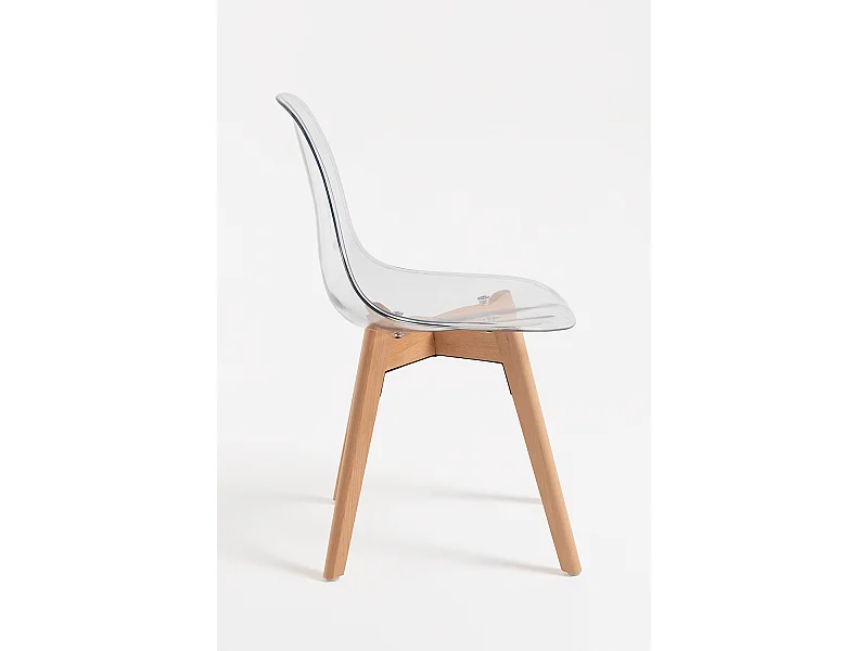 Packs Sillas Comedor - Pack 2 Sillas Kelen Transparentes