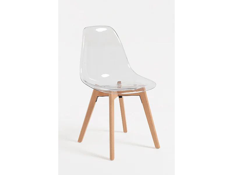 Packs Sillas Comedor - Pack 2 Sillas Kelen Transparentes