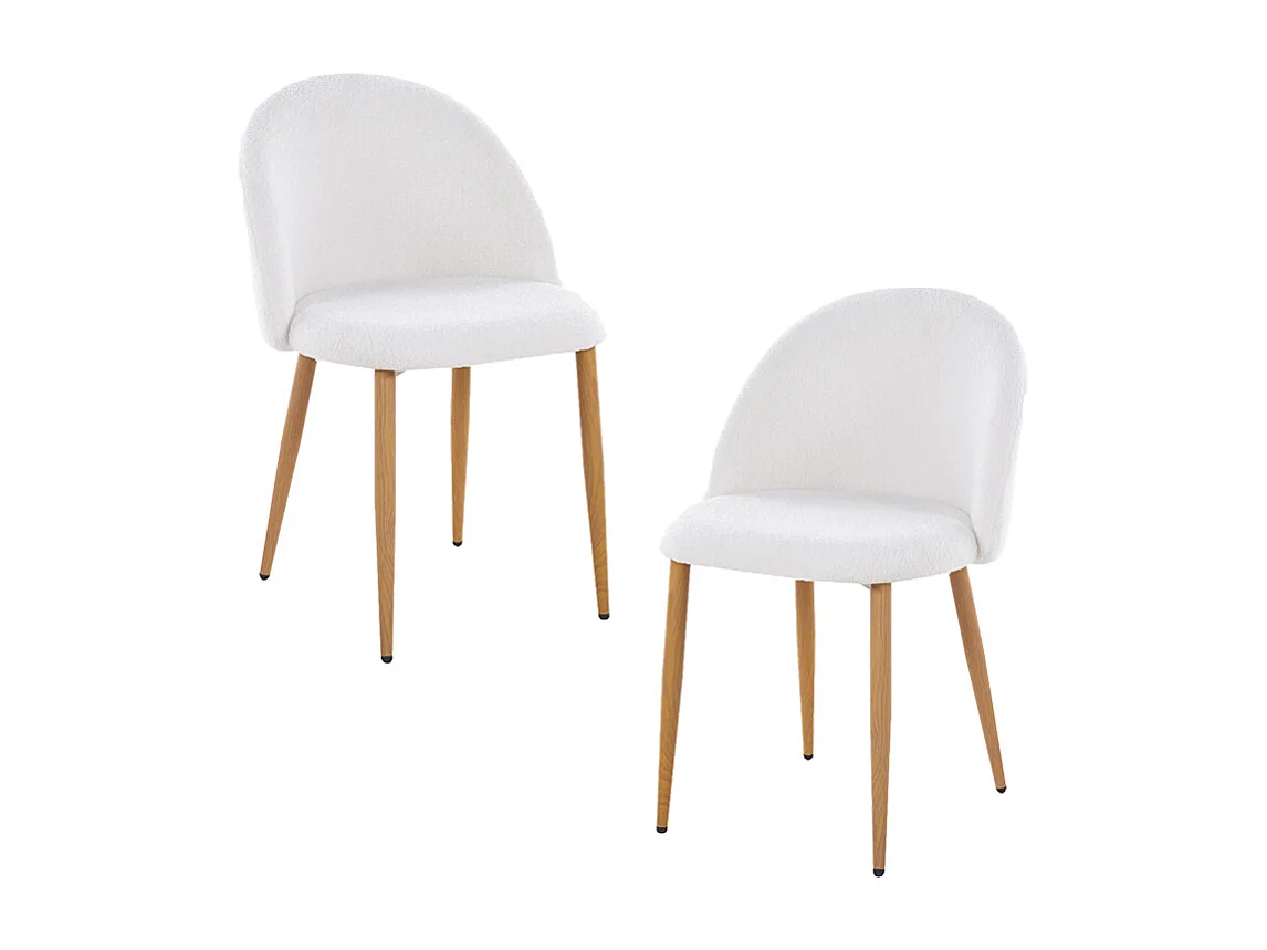 Packs Sillas Comedor - Pack 2 Sillas Vint Borreguito - Blanco
