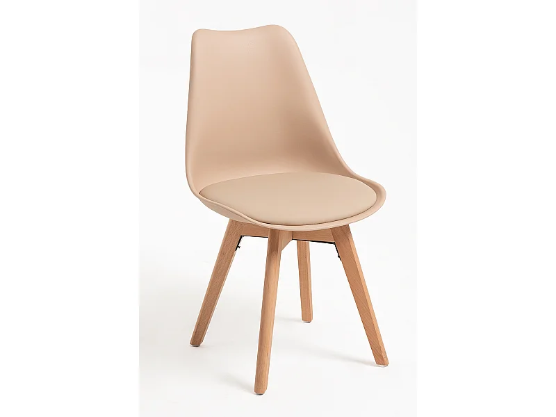 Packs Sillas Comedor - Pack 2 Sillas Synk Basic - Beige Tapioca