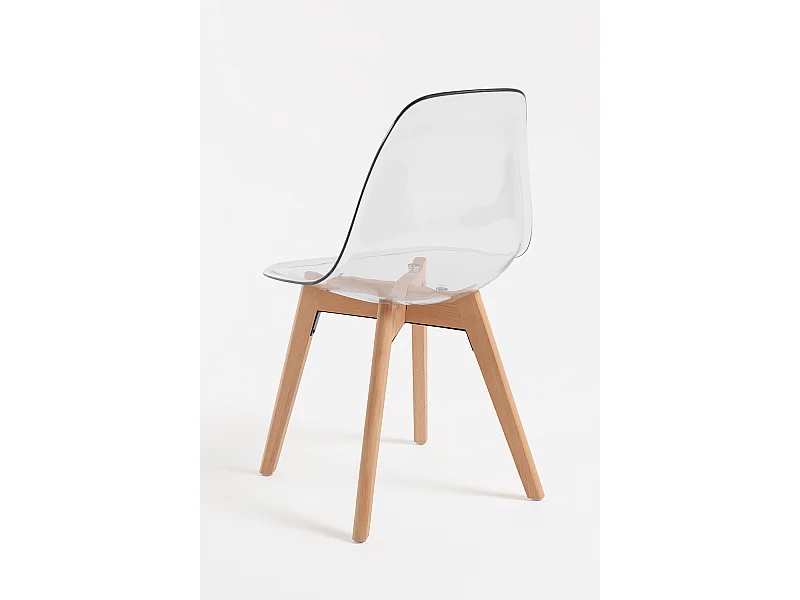Packs Sillas Comedor - Pack 6 Sillas Kelen Transparentes