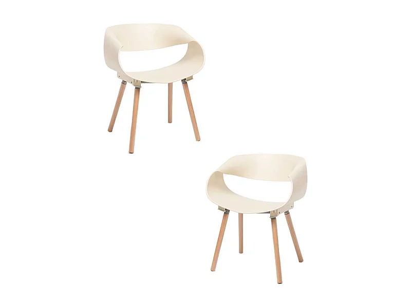 Packs Sillas Comedor - Pack 2 Sillas Cappio - Beige