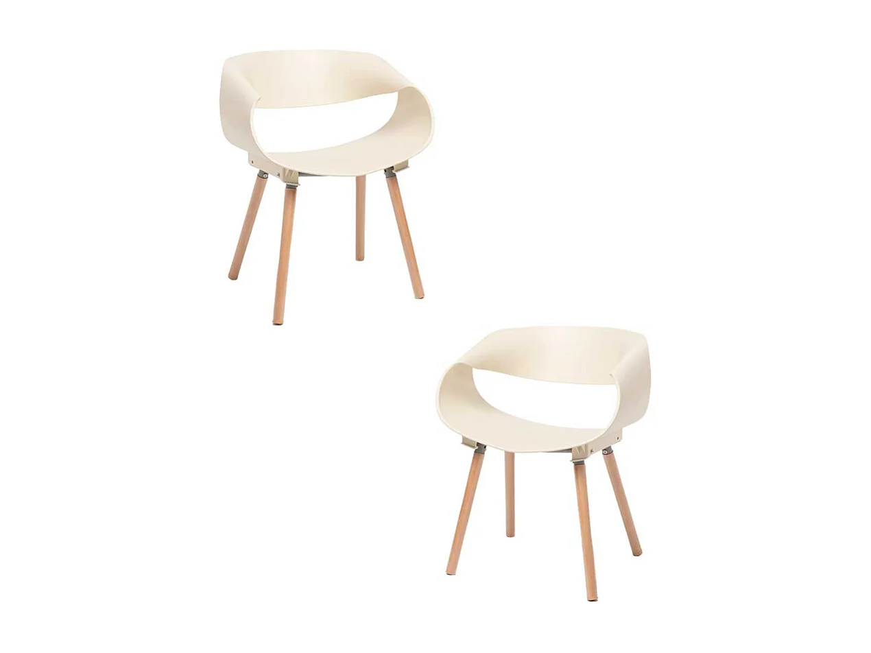 Packs Sillas Comedor - Pack 2 Sillas Cappio - Beige