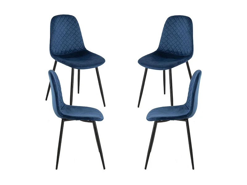 Packs Sillas Comedor - Pack 4 Sillas Boide - Azul