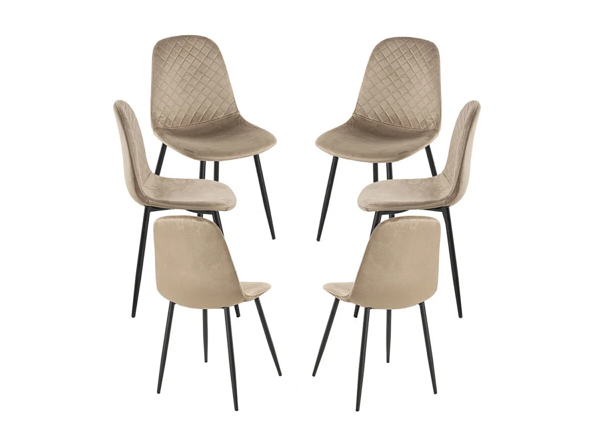 Packs Sillas Comedor - Pack 6 Sillas Boide - Beige