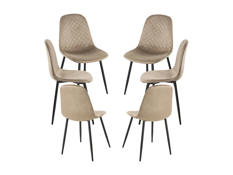 Packs Sillas Comedor - Pack 6 Sillas Boide - Beige