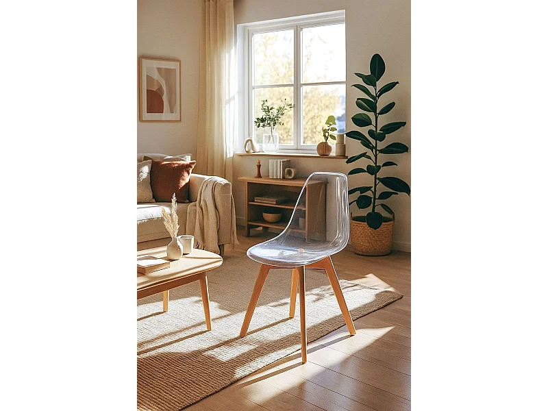 Sillas Comedor - Silla Kelen Transparente