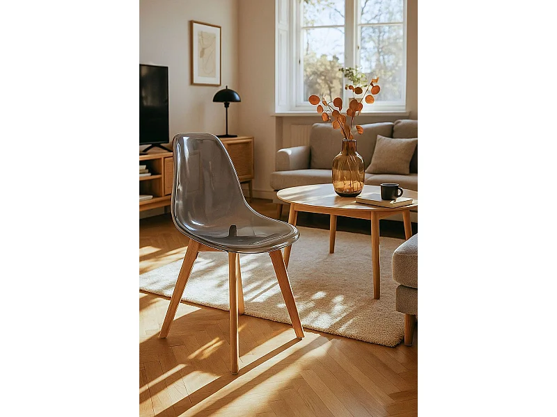 Sillas Comedor - Silla Kelen Transparente
