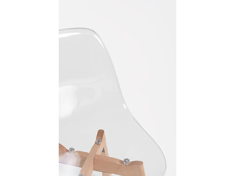 Sillas Comedor - Silla Kelen Transparente