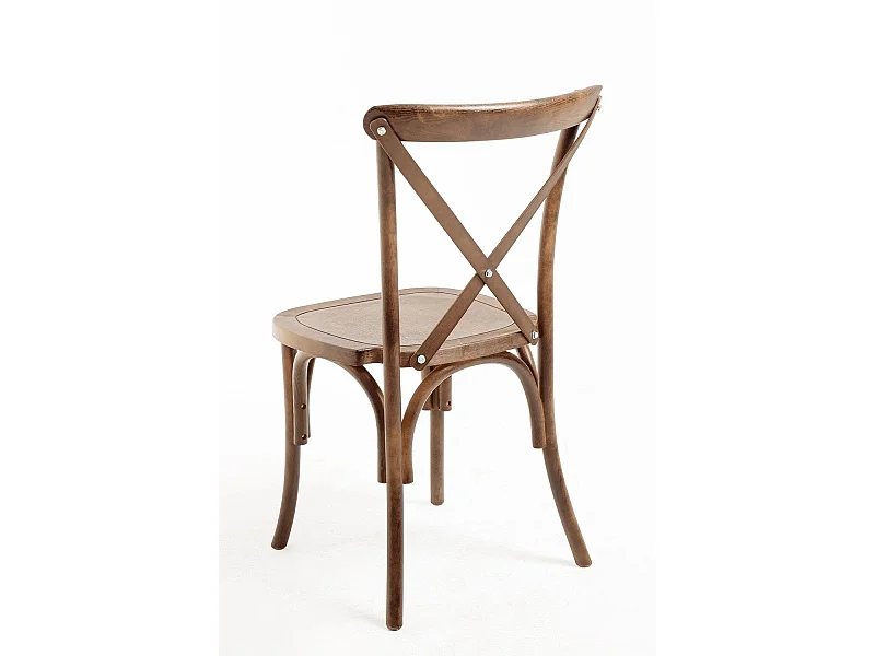 Sillas Comedor - Pack 4 Sillas Altea Polipropileno efecto Madera - Roble Claro