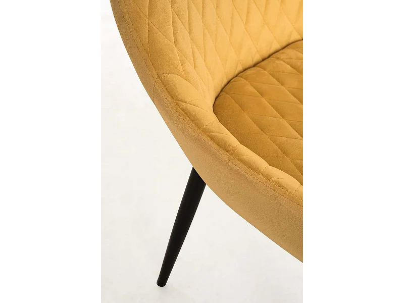 Packs Sillas Comedor - Pack 4 Sillas Sanda Terciopelo - Mostaza