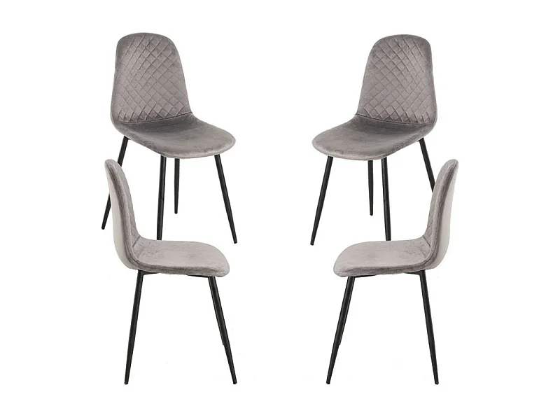 Packs Sillas Comedor - Pack 4 Sillas Boide - Gris