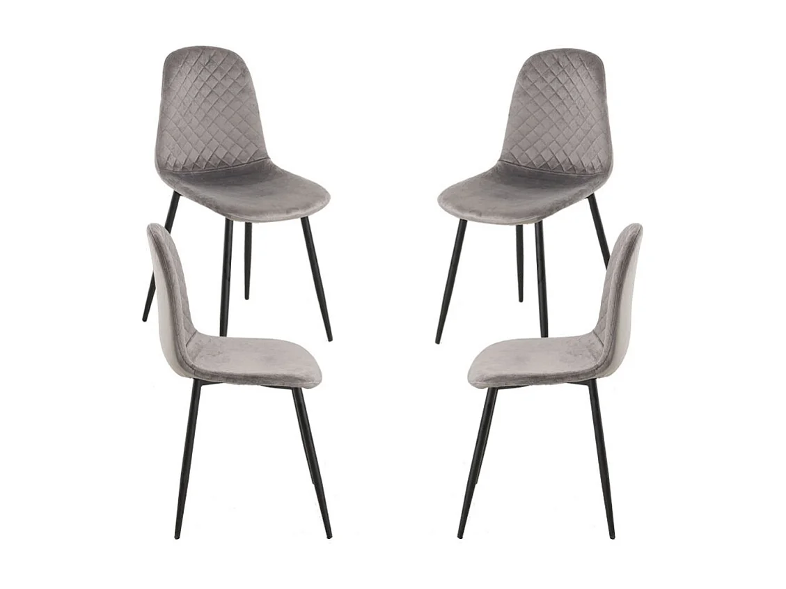Packs Sillas Comedor - Pack 4 Sillas Boide - Gris