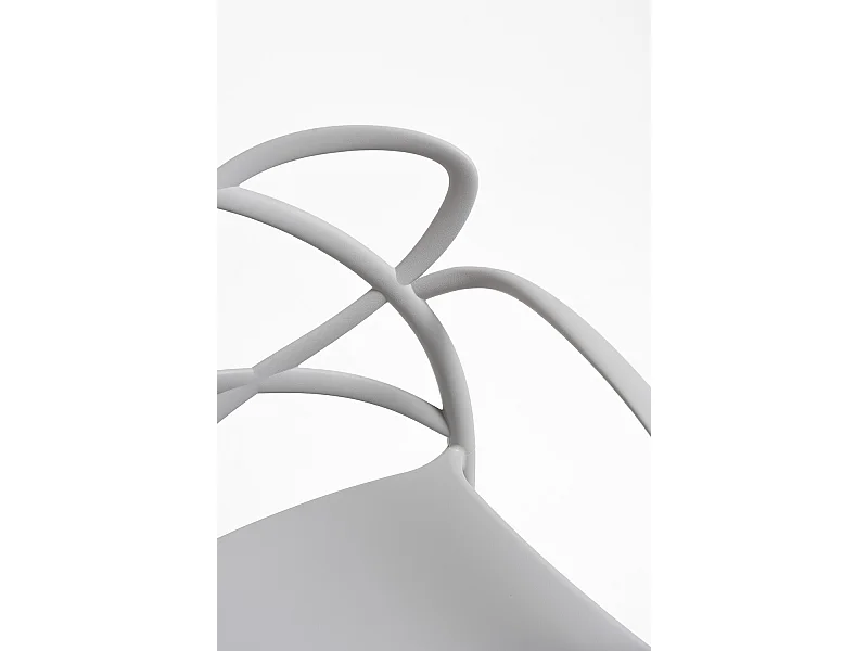 Sillas Comedor - Silla Vella con Reposabrazos - Gris claro