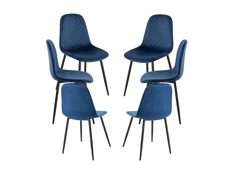 Packs Sillas Comedor - Pack 6 Sillas Boide - Azul
