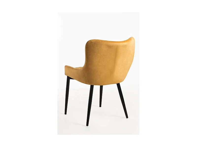 Packs Sillas Comedor - Pack 2 Sillas Sanda Terciopelo - Mostaza