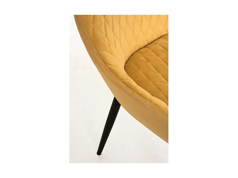 Packs Sillas Comedor - Pack 2 Sillas Sanda Terciopelo - Mostaza