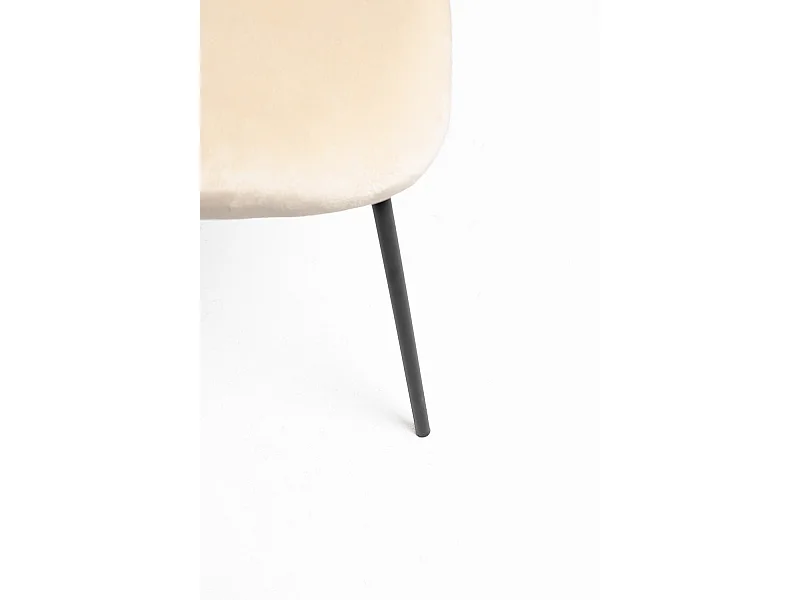 Sillas Comedor - Silla Mida Black Terciopelo - Beige
