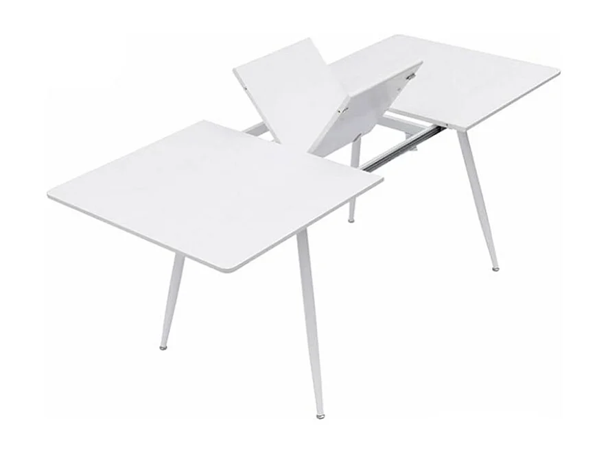 Estilo Nórdico - Mesa Extensible Tabela 120 - 160cm - Blanco
