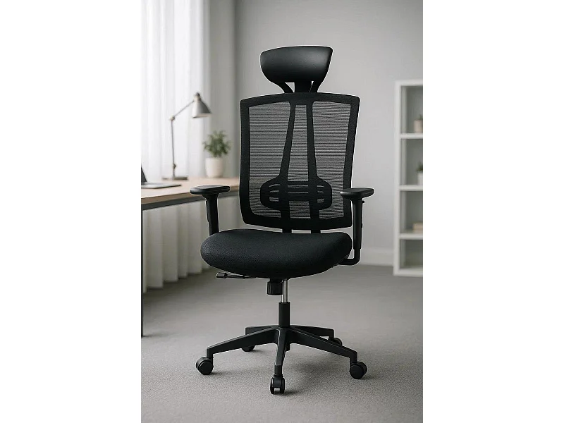 Silla Gaming de Oficina Jami Negra - Máxima Ergonomía - Ideal para sesiones de Gaming