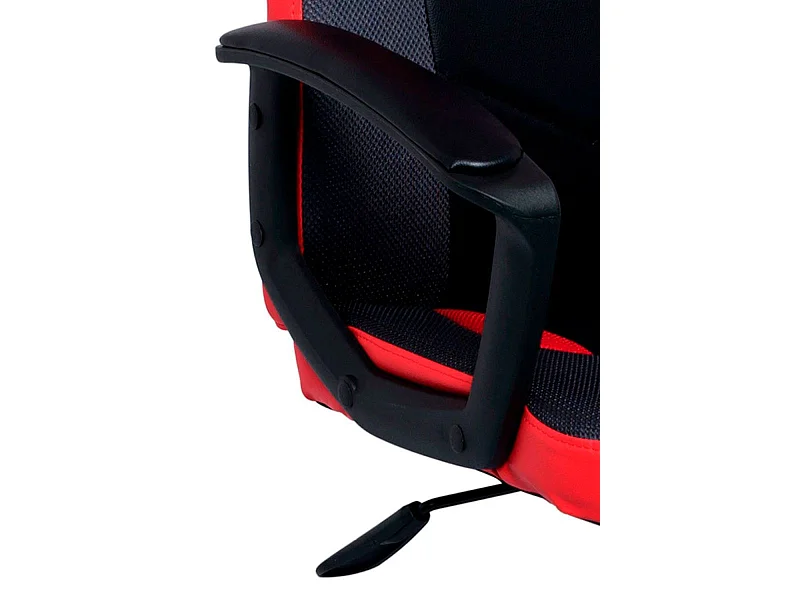Silla Gaming Gunfire - Rojo y Negro - Máxima Ergonomía - Ideal para sesiones de Gaming