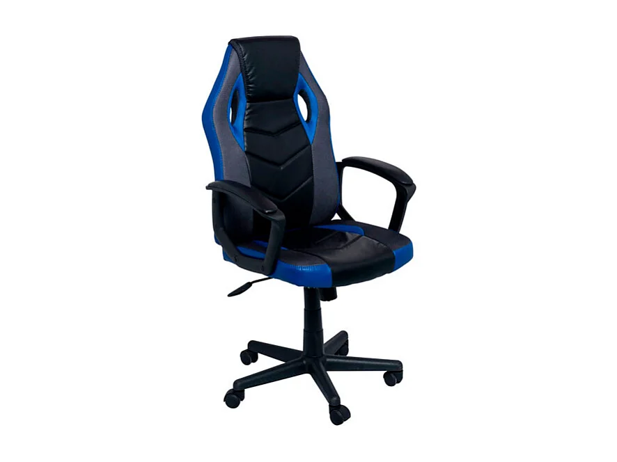 Silla Gaming Gunfire - Azul y Negro - Máxima Ergonomía - Ideal para sesiones de Gaming