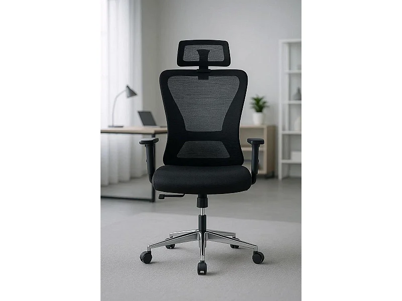 Silla Gaming de Oficina Mayni Negra - Máxima Ergonomía - Ideal para sesiones de Gaming