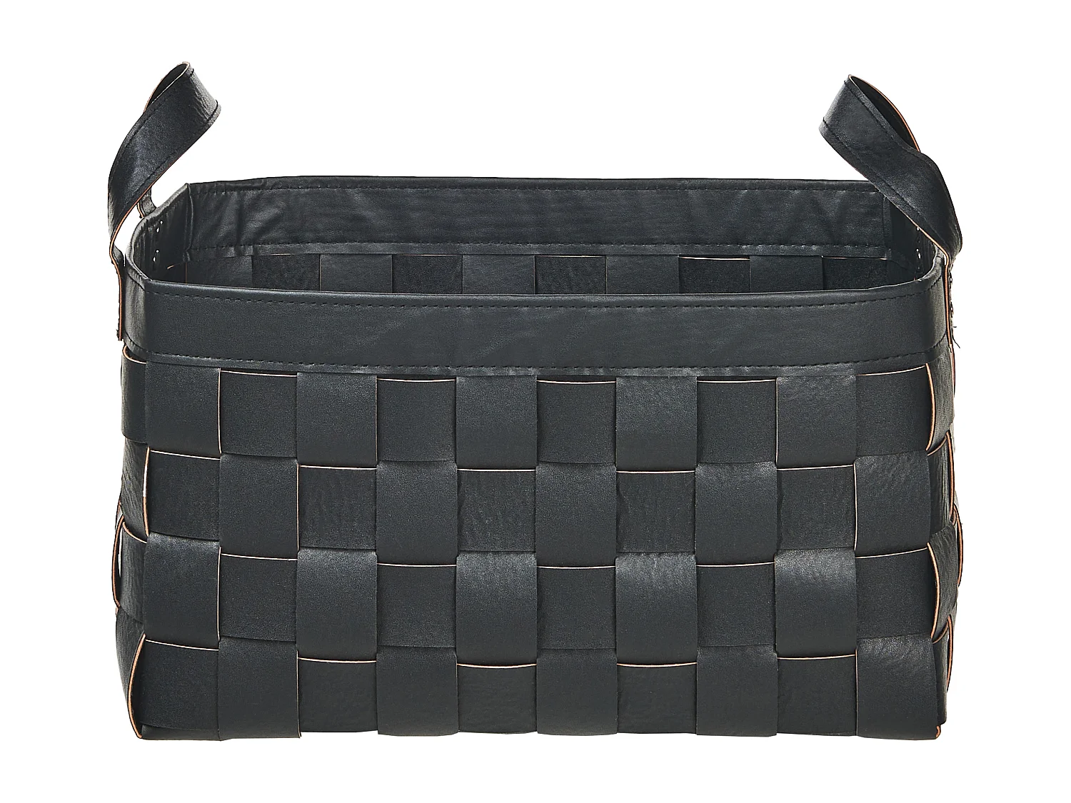 Lot de 2 paniers SIPPAR Cuir PU Noir