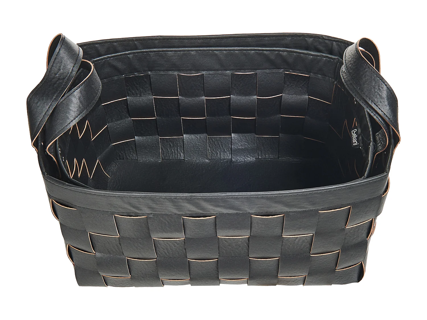 Lot de 2 paniers SIPPAR Cuir PU Noir