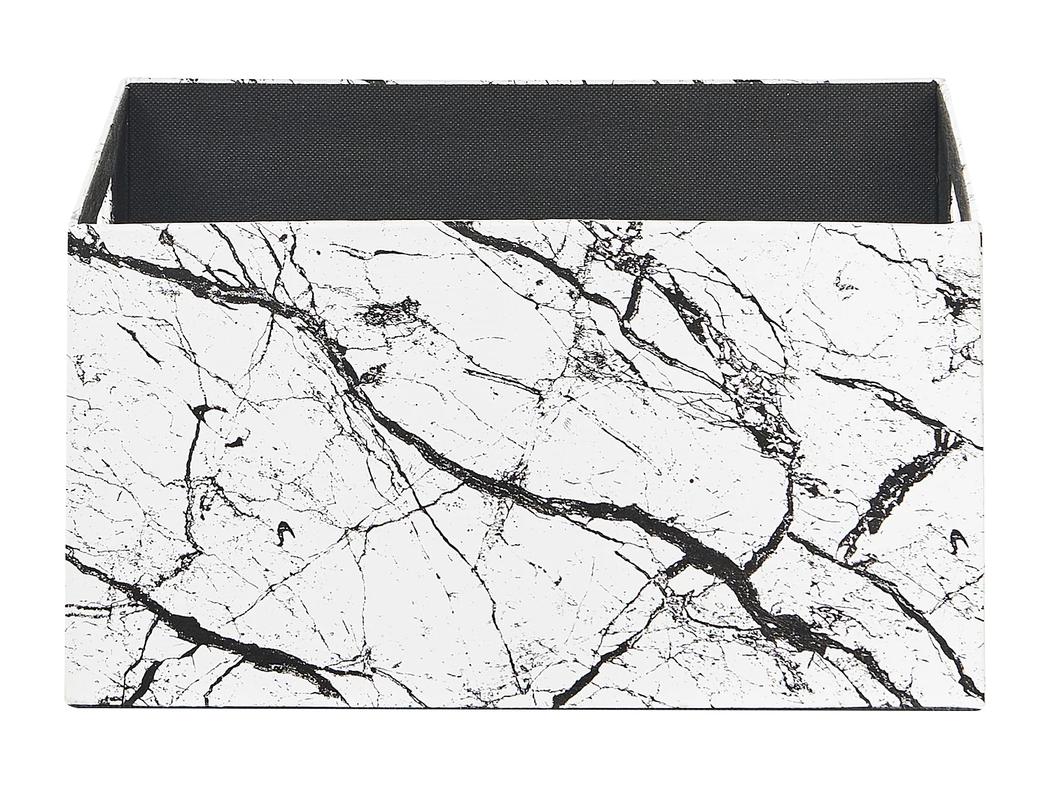 Aufbewahrungsbox 3er Set LARSA Kunstleder Weiss