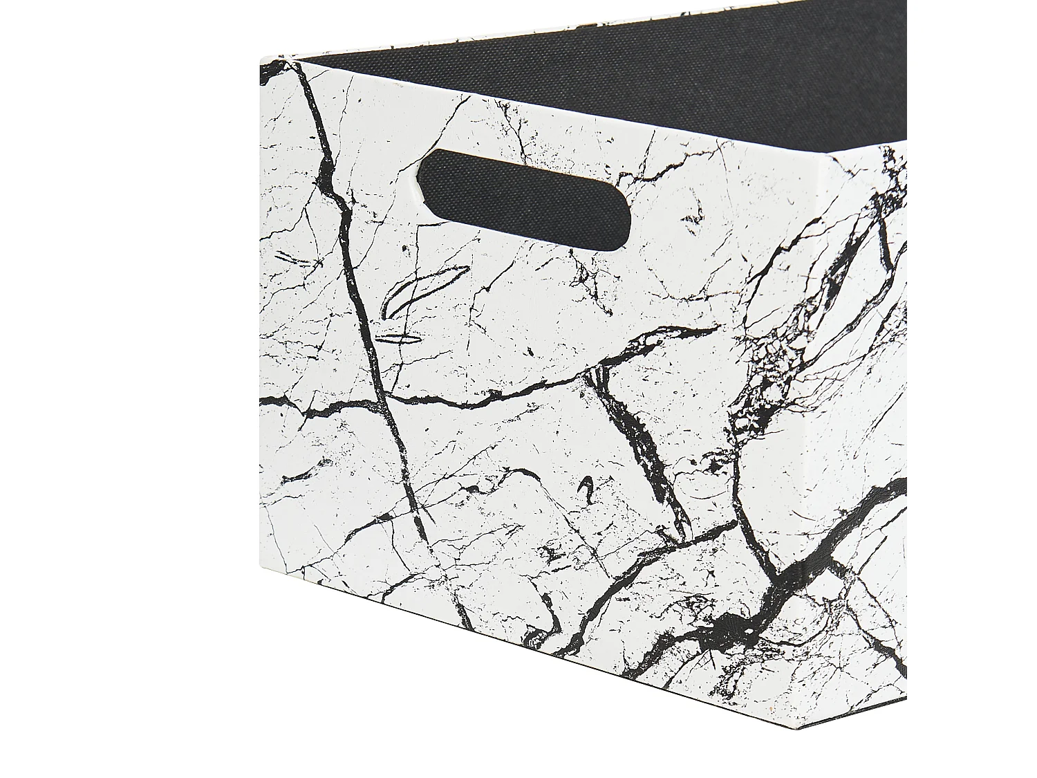 Aufbewahrungsbox 3er Set LARSA Kunstleder Weiss