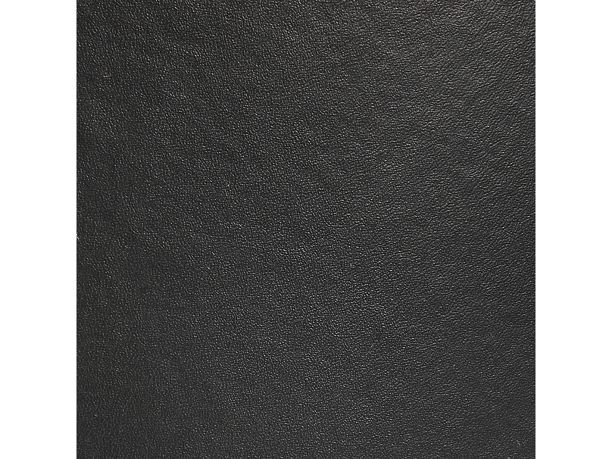 Set van 3 manden ARAM Kunstleer Zwart