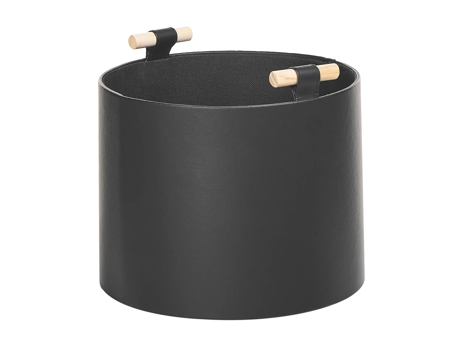 Lot de 3 paniers ARAM Cuir PU Noir