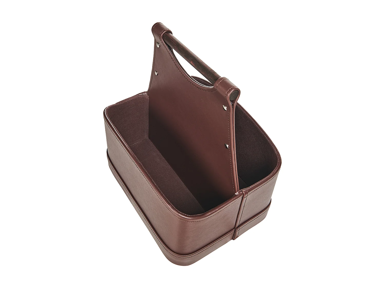 Panier URUK Cuir PU Marron