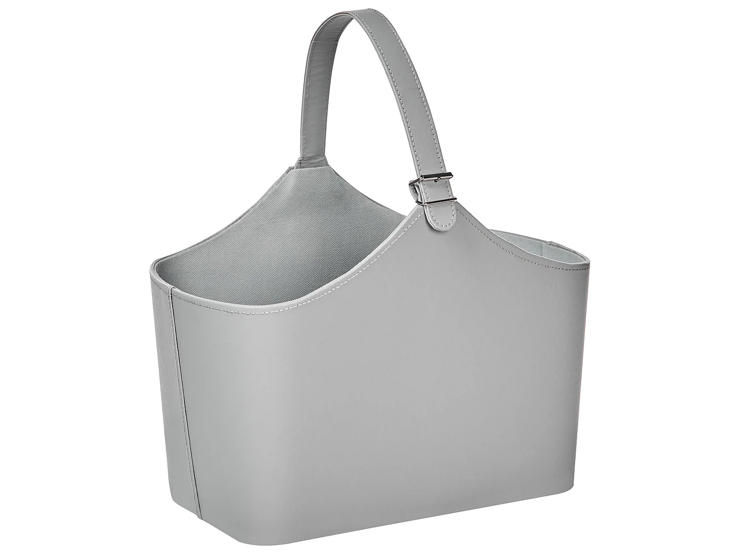Basket ELAM Faux Leather Grey
