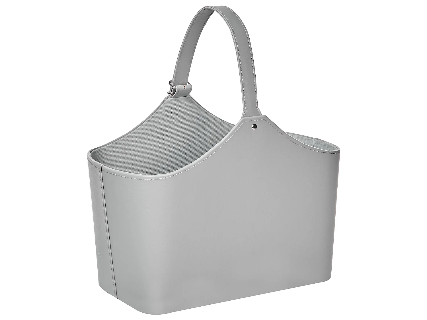 Basket ELAM Faux Leather Grey