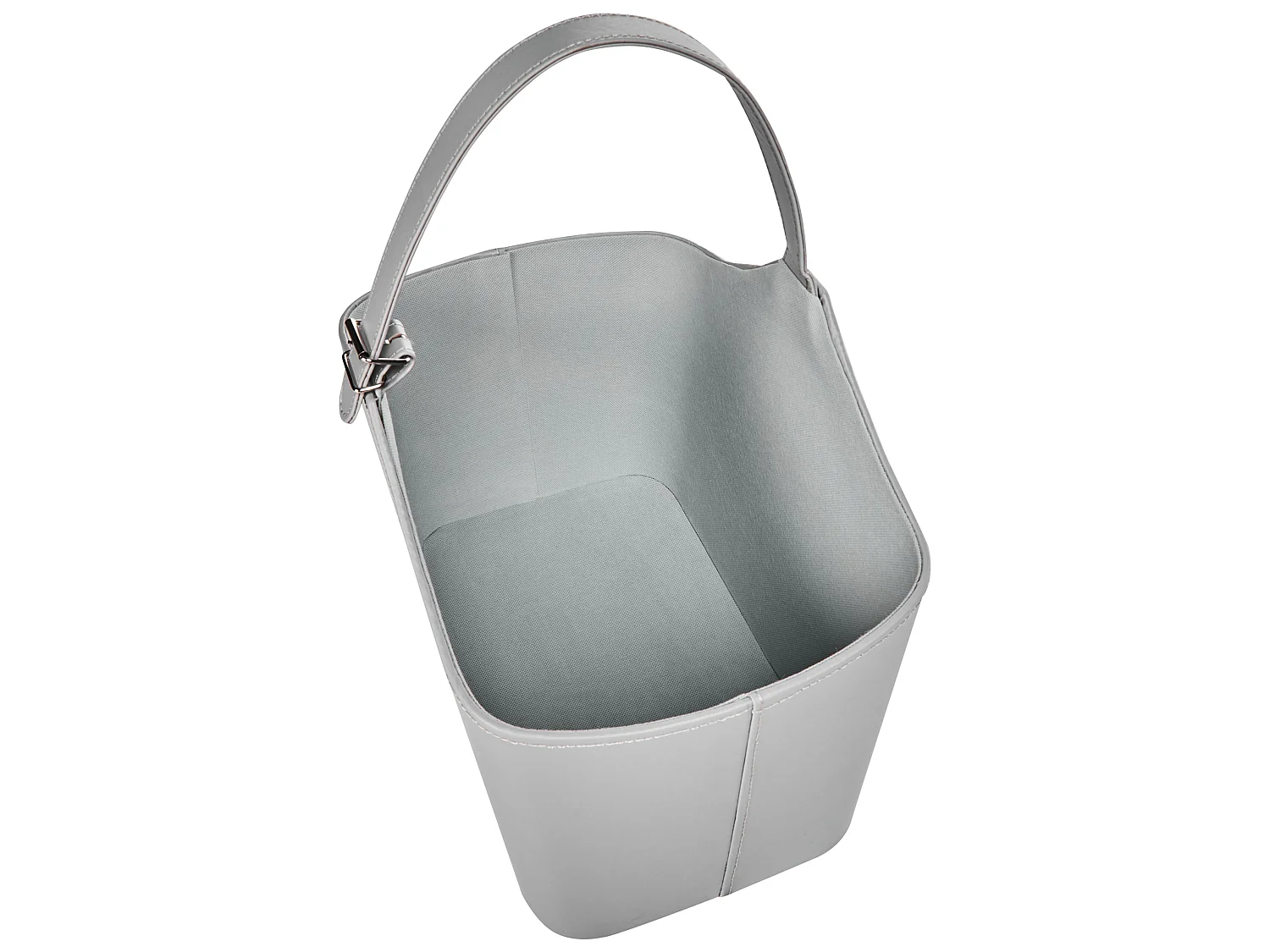 Basket ELAM Faux Leather Grey
