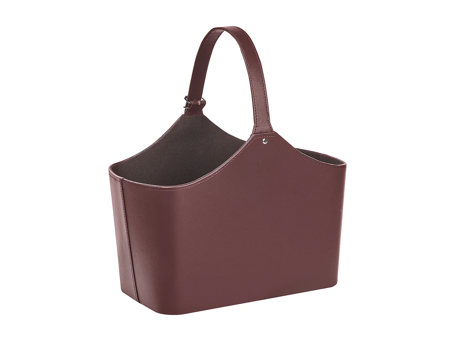 Aufbewahrungskorb ELAM Kunstleder Braun