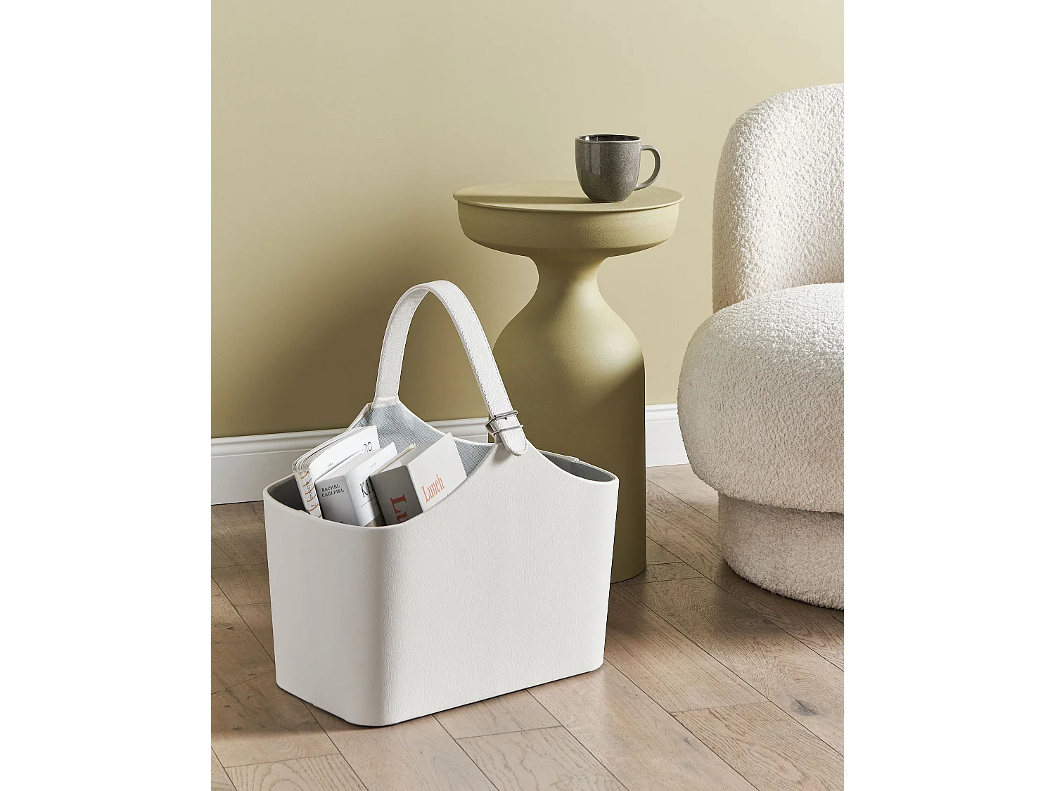 Panier ELAM Cuir PU Gris clair