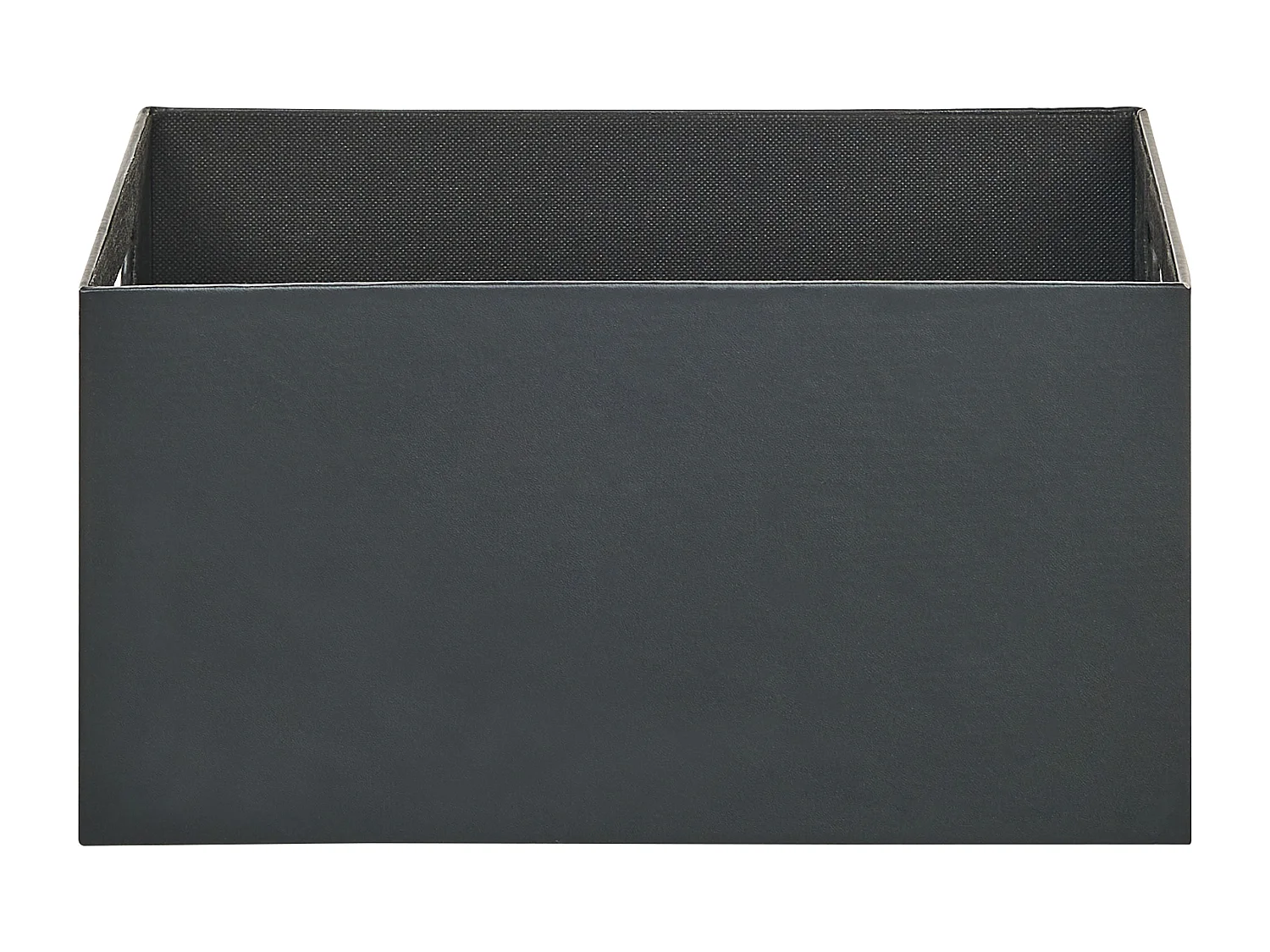 Set di 3 scatole LARSA Pelle sintetica Grigio grafite