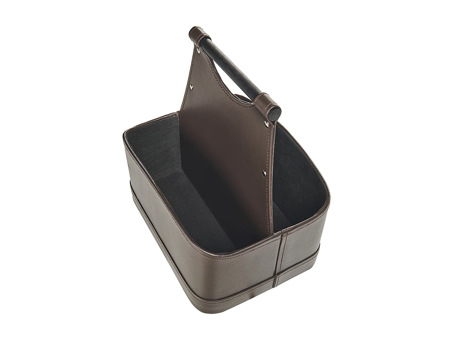 Cestino URUK Pelle sintetica Marrone scuro