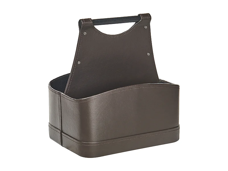 Panier URUK Cuir PU Marron foncé